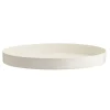 Dienblad Fenno decoratief - crèmekleurig metaal - Ø30 cm