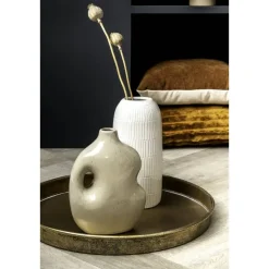 Dienblad Krist - goudkleurig - 4,2xØ47 cm