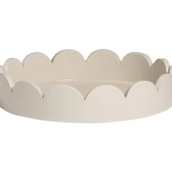 Dienblad Scallop - off-white - Ø25 cm