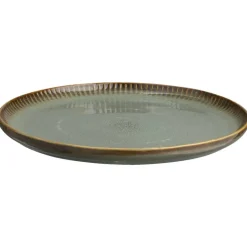 Dinerbord Camille - groen - stoneware - Ø25,5 cm