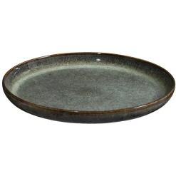 Dinerbord Emma - groen - stoneware - Ø27 cm
