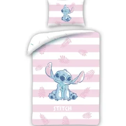 Disney Lilo & Stitch Dekbedovertrek, Stripes - 140 x 200 cm - Katoen