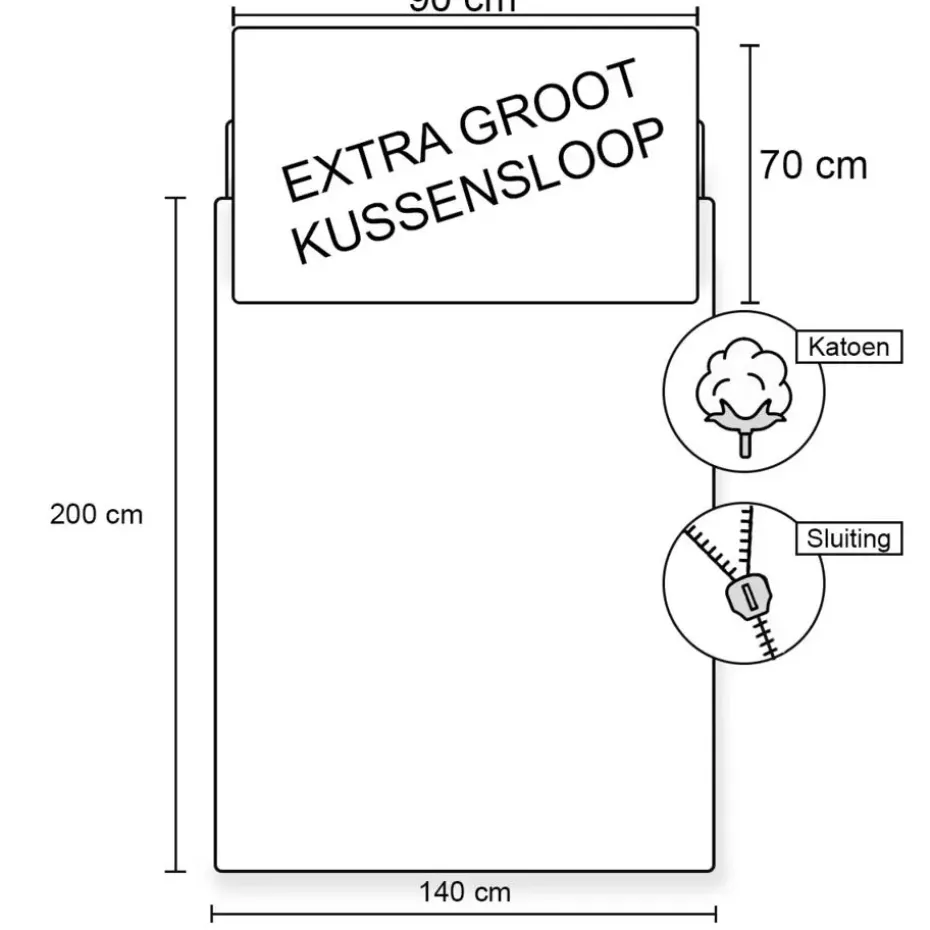 Disney Lilo & Stitch Dekbedovertrek, Stripes - 140 x 200 cm - Katoen