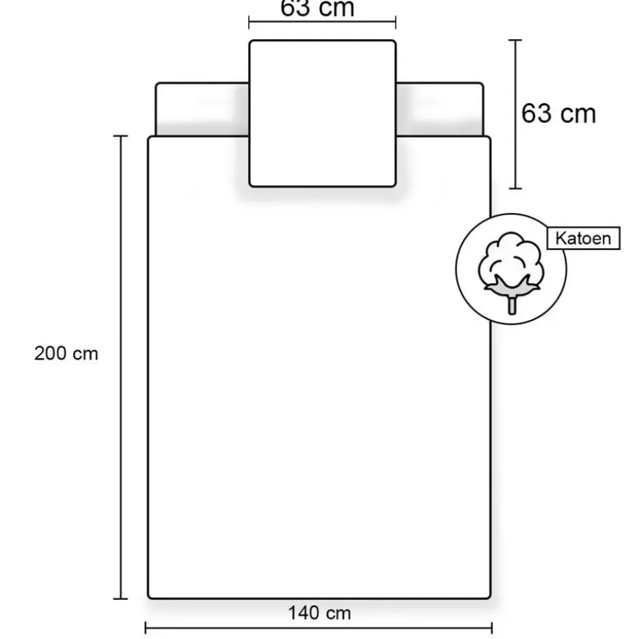Disney Lilo & Stitch Dekbedovertrek Stripes - 140 x 200 cm - Katoen