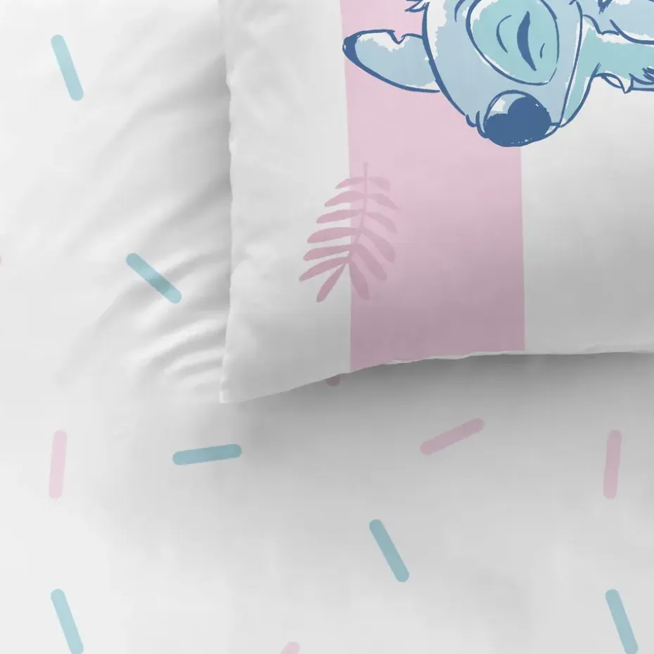 Disney Lilo & Stitch Dekbedovertrek Stripes - 140 x 200 cm - Katoen