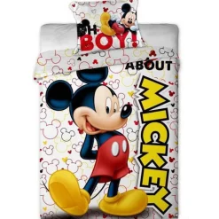 Disney Mickey Mouse About - Dekbedovertrek - Eenpersoons - 140 x 200 cm - Multi