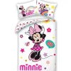 Disney Minnie Mouse Dekbedovertrek, Smile - Eenpersoons - 140 x 200 cm - Katoen