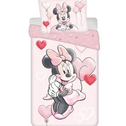 Disney Minnie Mouse Dekbedovertrek Ballon - Eenpersoons - 140 x 200 cm - Katoen