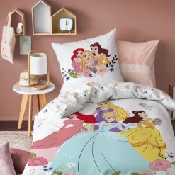 Disney Princess Dekbedovertrek Ball - Eenpersoons - 140 x 200 cm - Katoen