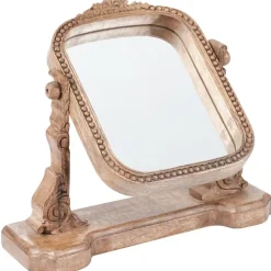 DISZNA - Make-upspiegel - Bruin - Mangohout