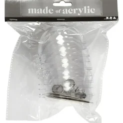 DIY Kerstballen - 5x - transparant - D8 cm - kunststof