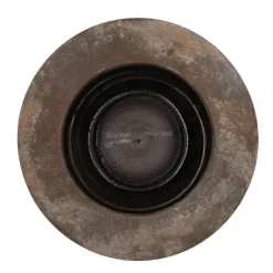 DK Design Bloempot model Maya - roestbruin - 25 x 16 cm - rustiek