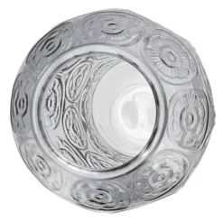 DK Design boeket vaas Circle - glas - lichtgrijs - 15 x 25 cm