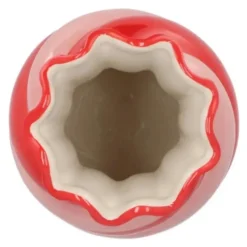 DK Design boeket vaas Sweety - keramiek - roze/rood - 15 x 30 cm