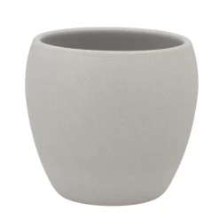DK Design Plantenpot - Vinci - lichtgrijs mat - D13 x H14 cm