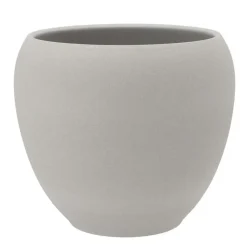 DK Design Plantenpot - Vinci - lichtgrijs mat - D24 x H28 cm