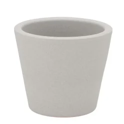 DK Design plantenpot - Vinci - lichtgrijs mat - D10 x H12 cm