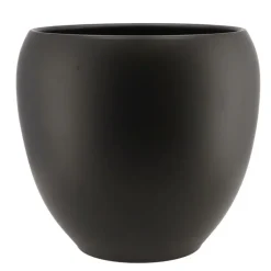 DK Design plantenpot - Vinci - zwart mat - D29 x H31 cm