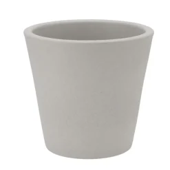 DK Design plantenpot - Vinci - lichtgrijs mat - D16 x H18 cm