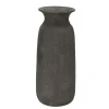 DK Design vaas kruik model Maya - verweerd zwart - D18 x H40 cm - rustiek