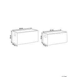 DONGHA - Manden set van 2 - Natuurlijk - Zeegras