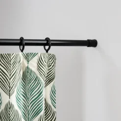 Douche Gordijnstang XL, aanpasbaar van 140 tot 260 cm, zelfklemmend, zwart