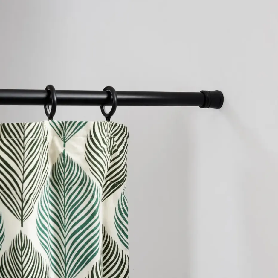 Douche Gordijnstang XL, aanpasbaar van 140 tot 260 cm, zelfklemmend, zwart