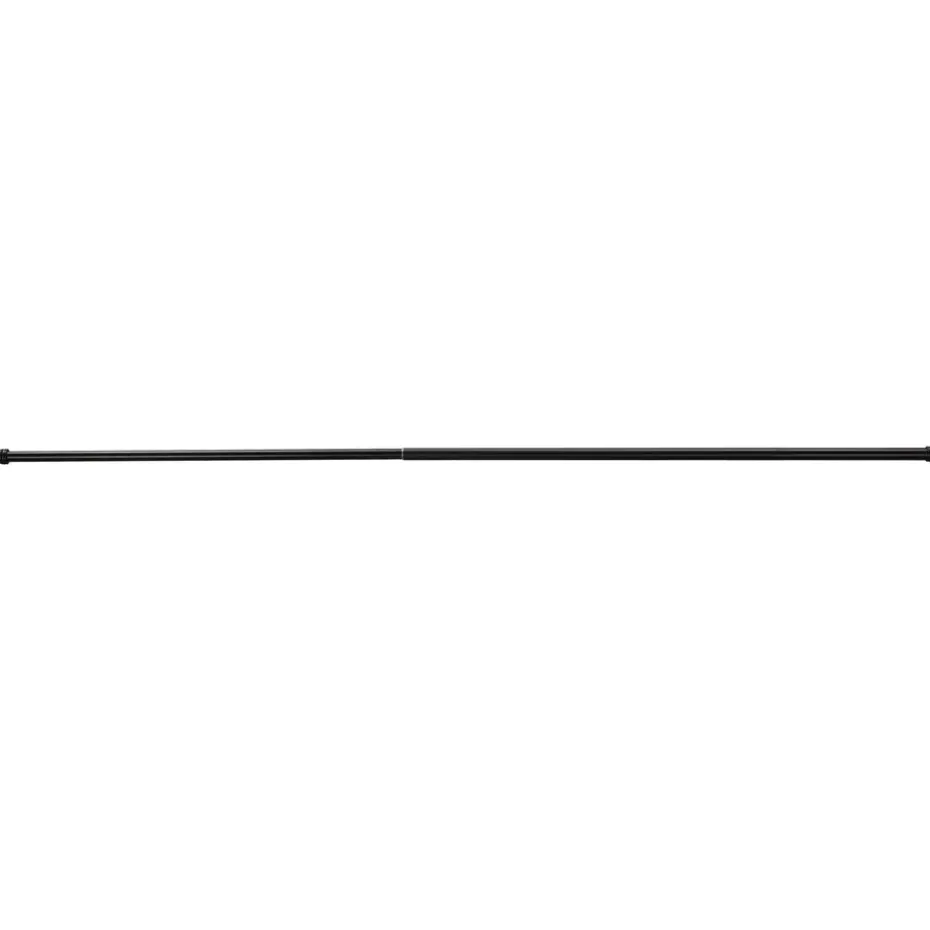 Douche Gordijnstang XL, aanpasbaar van 140 tot 260 cm, zelfklemmend, zwart