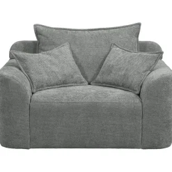 Draaibare Loveseat Elsa - stof Eden - grijs