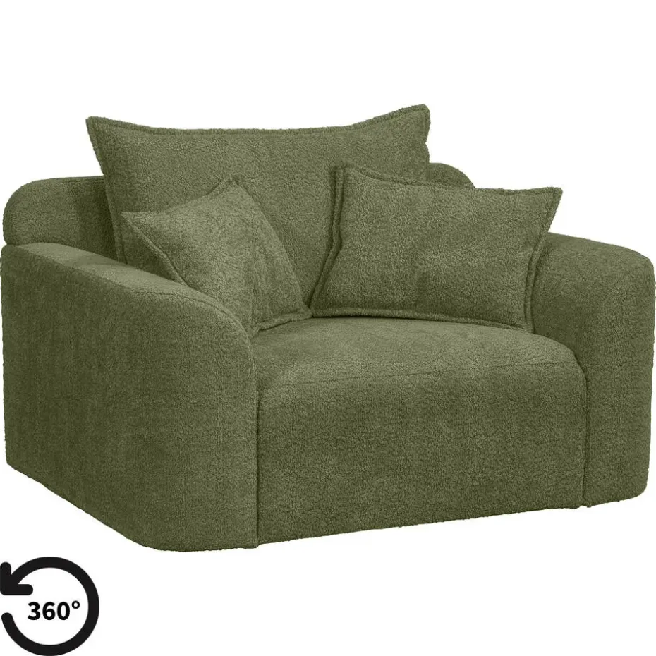 Draaibare Loveseat Elsa - stof Anthology - groen