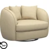 Draaibare Loveseat Enzio - stof Elephant - beige