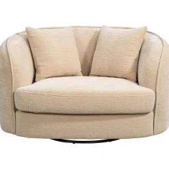 Draaibare Loveseat Enzio - stof Elephant - beige