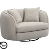 Draaibare Loveseat Enzio - stof Sirena - greige