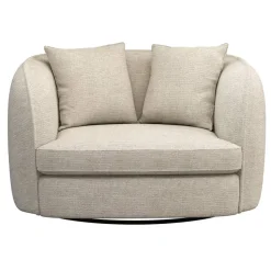 Draaibare Loveseat Enzio - stof Wandy - champagne