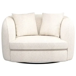 Draaibare Loveseat Enzio - stof Wales - crème