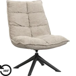 Draaifauteuil Clayton - taupe