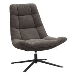 Draaifauteuil Emily - donkerbruin