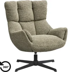 Draaifauteuil Hidde - groen