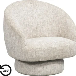 Draaifauteuil Lieve - beige
