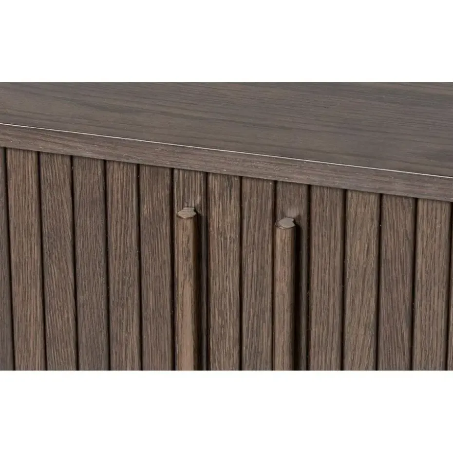 Dressoir Donker Eikenhout - 140x45x76cm - Meta