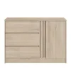 Dressoir Evi - eikenkleur - 76,8x109,8x50 cm