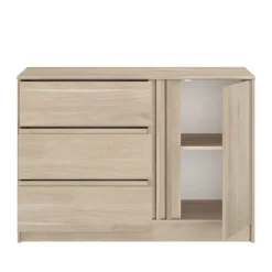 Dressoir Evi - eikenkleur - 76,8x109,8x50 cm