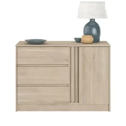 Dressoir Evi - eikenkleur - 76,8x109,8x50 cm