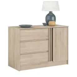 Dressoir Evi - eikenkleur - 76,8x109,8x50 cm