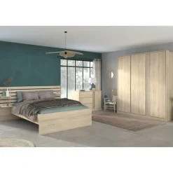 Dressoir Evi - eikenkleur - 76,8x109,8x50 cm