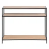 Dressoir Jaxx - naturel/zwart - 79x100x35 cm