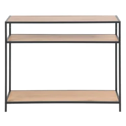 Dressoir Jaxx - naturel/zwart - 79x100x35 cm
