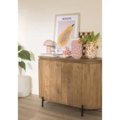 Dressoir Vito - lichtbruin - 81x115x43 cm