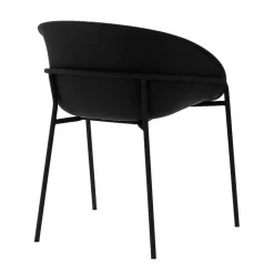 DS4U - Ella kunststof eetkamerstoel - zwart