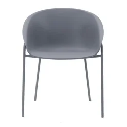 DS4U - Ella kunststof eetkamerstoel - grijs